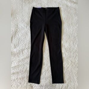 Dalia Women's Black Textured Diagonal Stripe Dress Pant Size 4 (XS) New with Tag